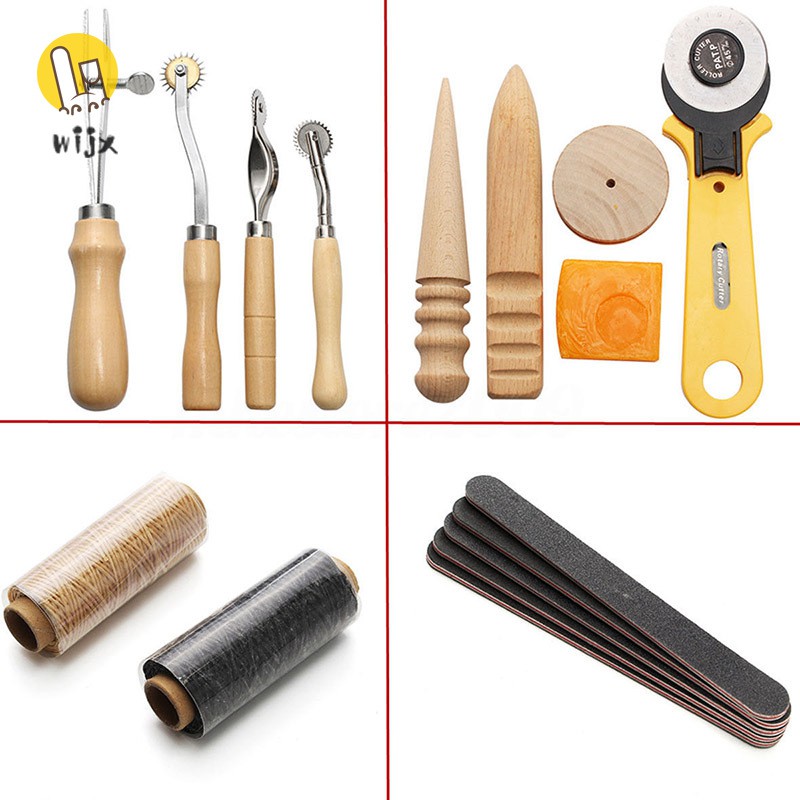 Bộ 37 dụng cụ làm đồ da thủ công DIY chuyên nghiệp chất lượng cao