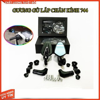 GƯƠNG GÙ CRG LẮP CHÂN KÍNH ( CHÂN XÉO 744)
