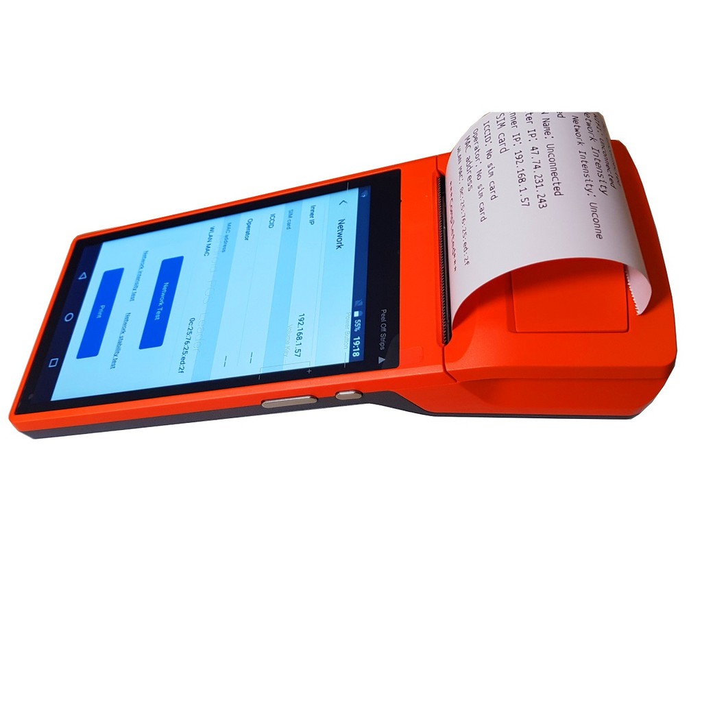 Máy Pos Cầm Tay tích hợp In Bill  Sunmi V1S