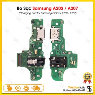Cáp chân sạc samsung a20s / a207 - cụm bo mạch sạc / đuôi sạc điện thoại samsung galaxy zin new