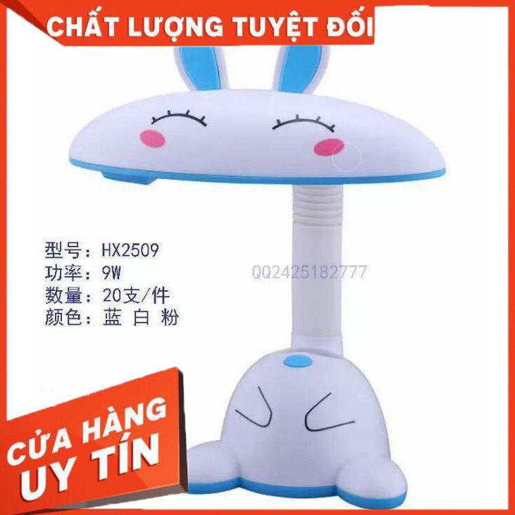 [XẢ KHO+FREE SHIP] ĐÈN HỌC ĐỂ BÀN TAI THỎ CÓ NGĂN CHỨA BÚT CHO BÉ