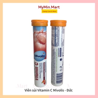 Viên sủi bổ sung Vitamin C Mivolis (Đức) – tăng đề kháng