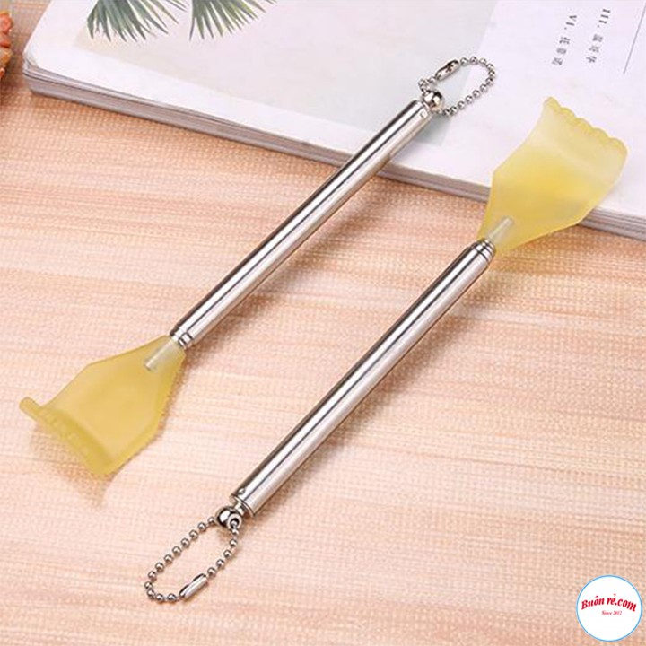 Cây Gậy Gãi Lưng Anten Inox Hình Bàn Tay Nhựa có thể kéo dài và thu gọn 00078