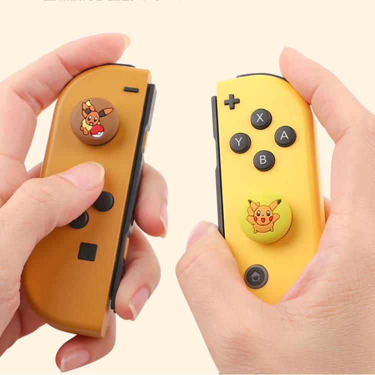 Núm bọc analog cho Nintendo Switch, Switch Lite, Switch Oled set 4 núm Mario chính hãng Hori