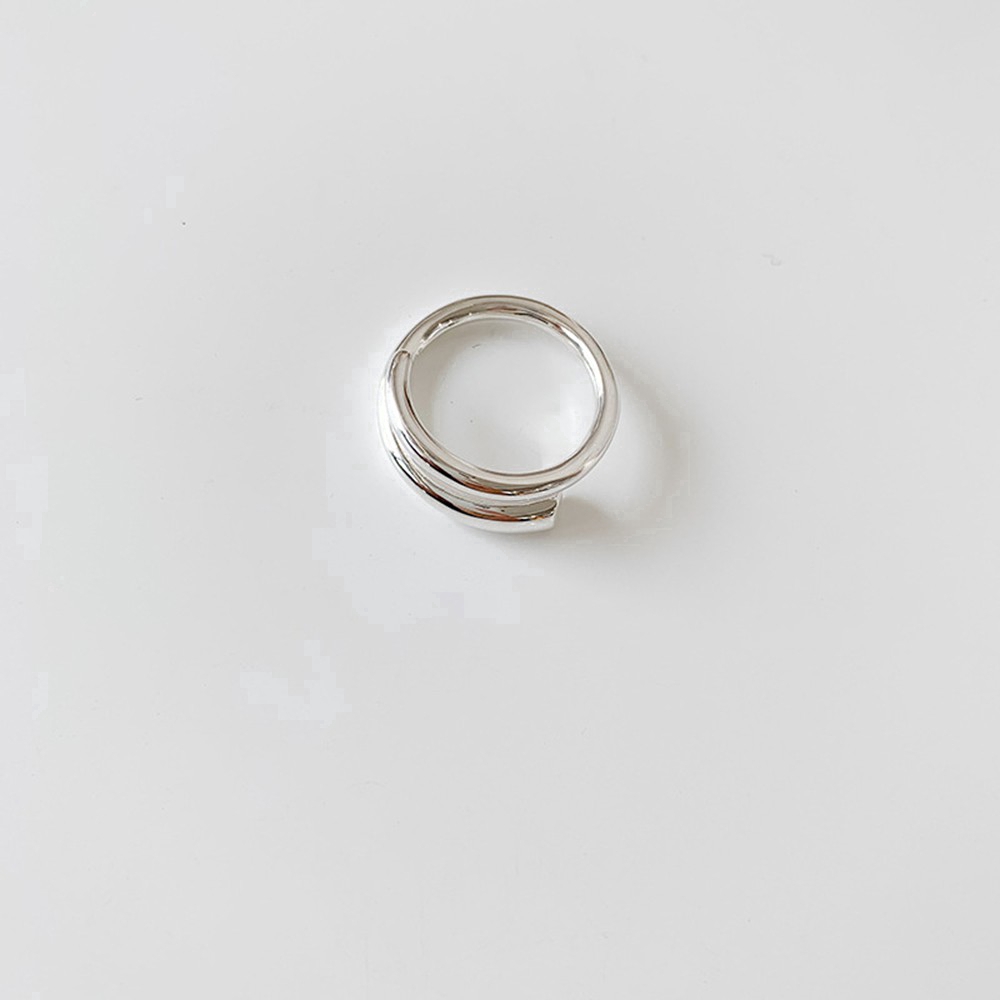 Nhẫn hở thiết kế hình mặt cười độc đáo bằng kim loại thời trang cá tính