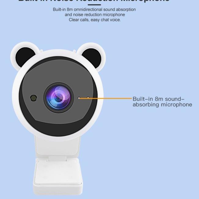 Webcam Full Hd 1080p Tích Hợp Micro Màu Trắng