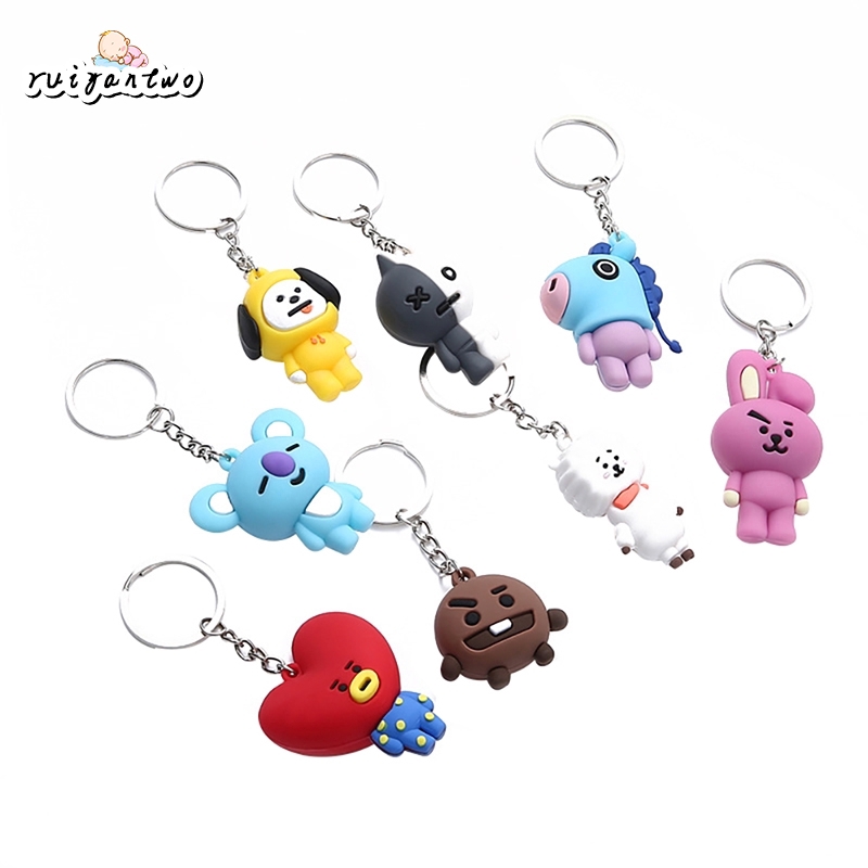 Móc Khóa Hình Nhân Vật Bt21 Của Bts Cooky Mang