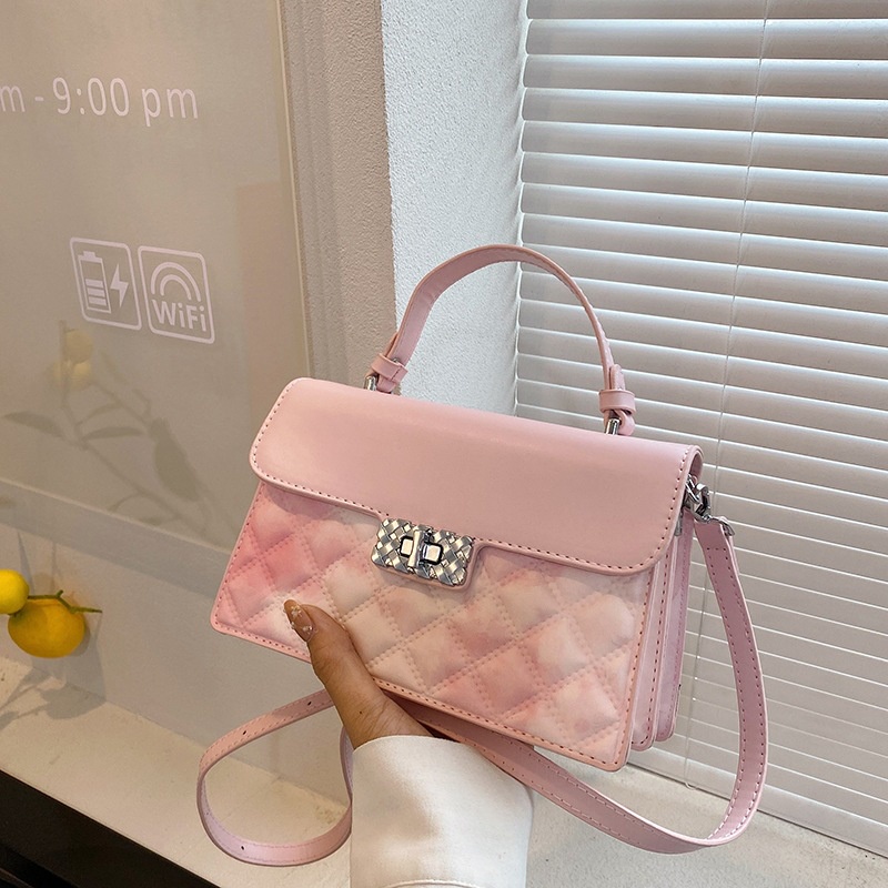 Túi Đeo Chéo Đính Kim Cương Tương Phản Thời Trang Cho Nữ