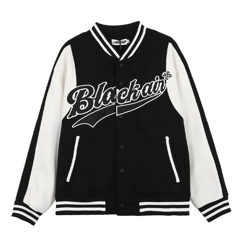 🔥🔥 Áo Bomber, Varsity jacket dù cao cấp 2 màu trắng đen, đen đỏ