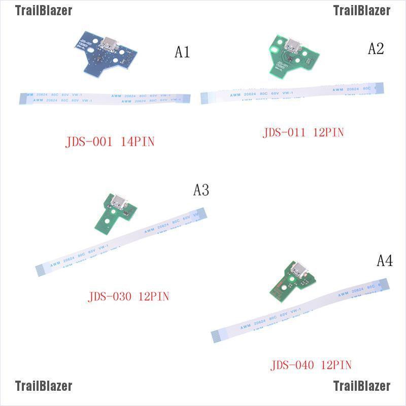 Bảng Mạch Cổng Sạc Usb Kèm Dây Cáp Cho Tay Cầm Chơi Game Ps4