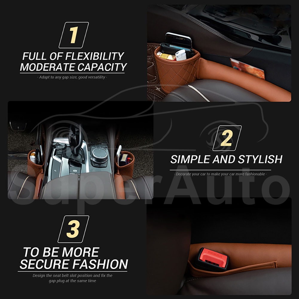 SuperAuto Da Giá Đỡ Bình Nước Xe Đạp Thùng Đựng Đồ Ô Tô Phụ Kiện Ô Tô