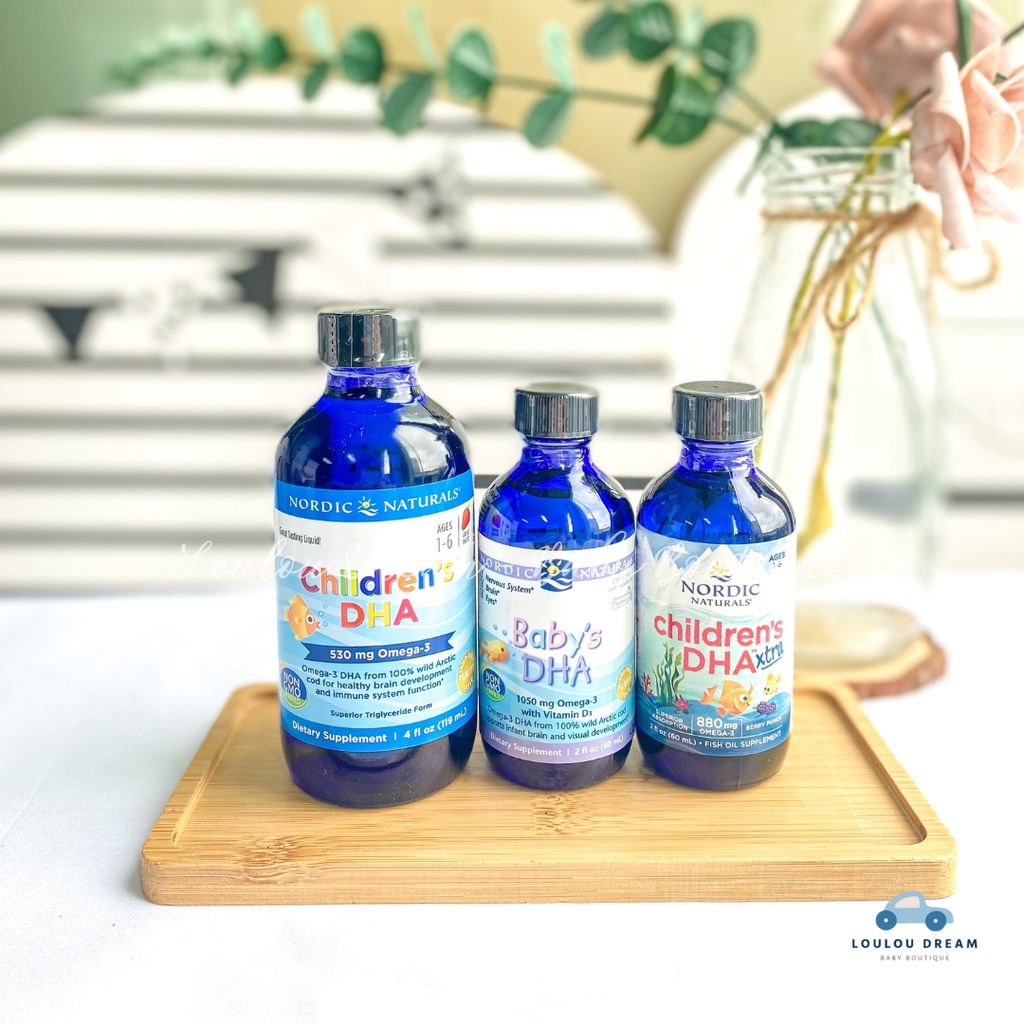 DHA Omega3 Nordic Naturals Children cho bé từ 1 tuổi 119ml/237ml