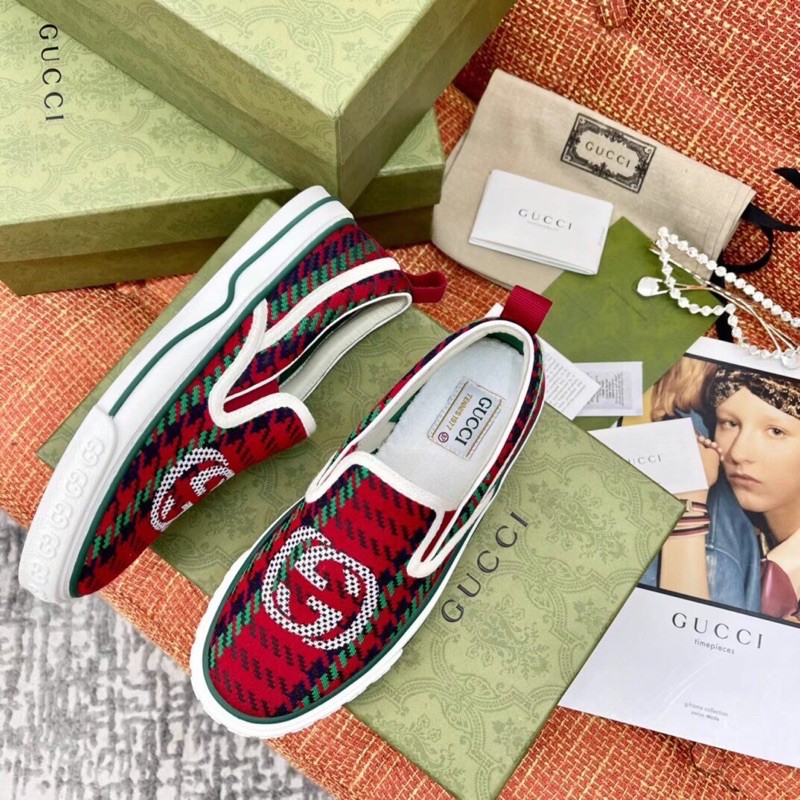 Giày lười nam Gucci GG 2021 cao cấp phong cách cổ điển cá tính