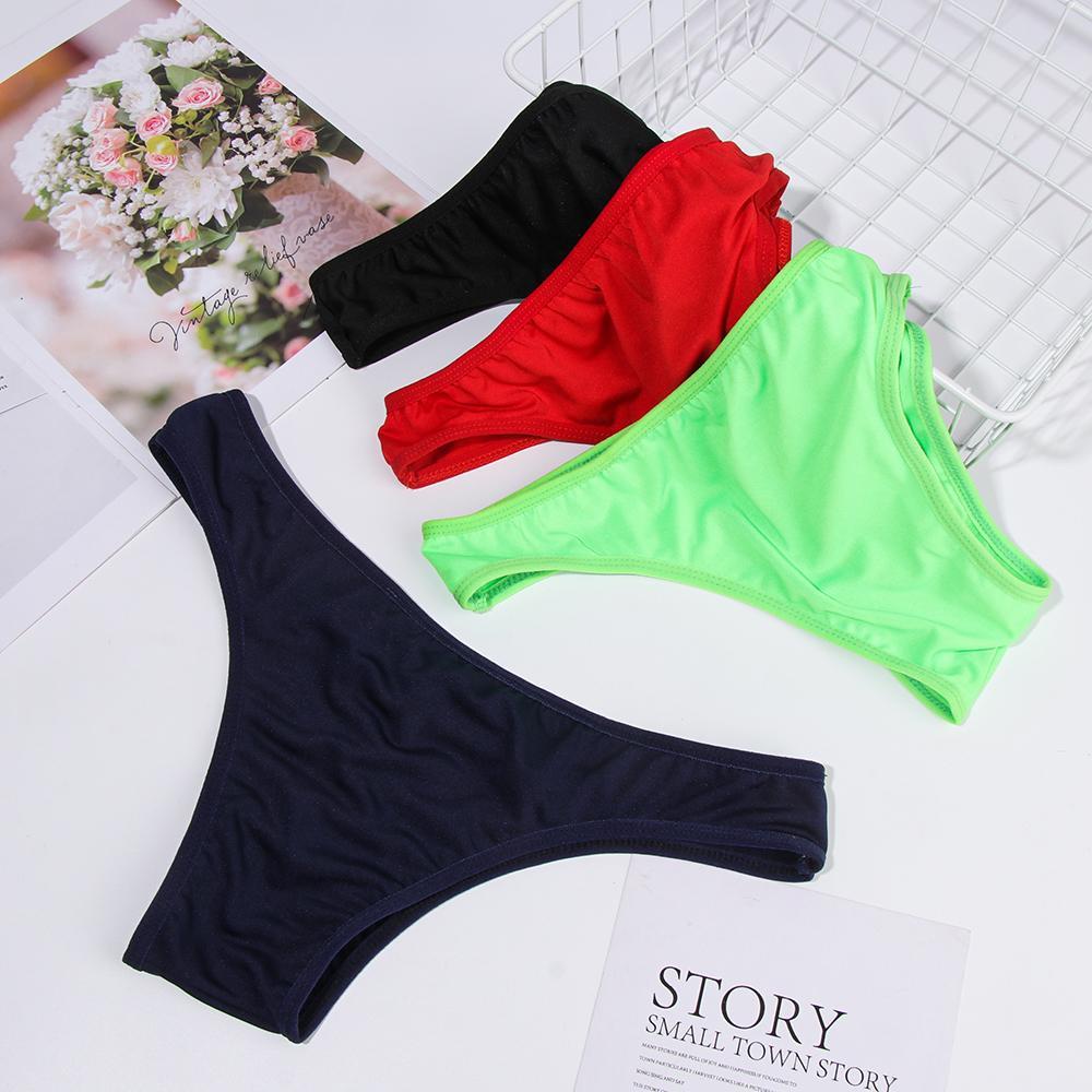 Bộ Đồ Bơi Màu Sắc Đơn Giản Quyến Rũ Cho Nữ