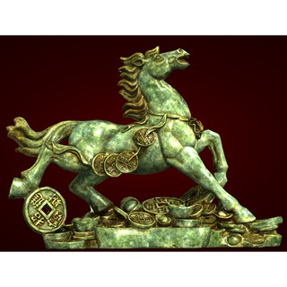 Quà tặng tân gia -Tượng ngựa phong thủy - Tượng trang trí - NGUA 017