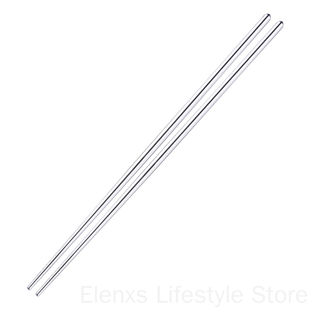 1 Đôi Đũa Dài Bằng Thép Không Gỉ 36cm