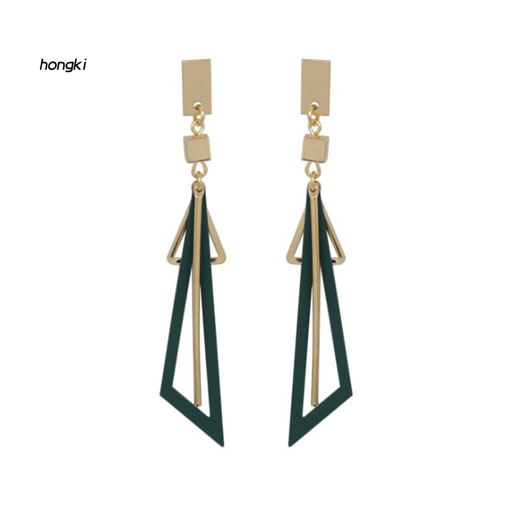 Bông Tai Hình Tam Giác Thời Trang Nữ Tính