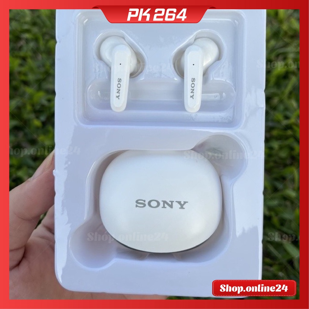 Tai nghe bluetooth không dây TWS Sony S28 - Âm Bass to - Âm Treble Trong - Pin Trâu - Sạc Type-C