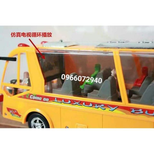 Đồ Chơi Xe Bus Chở Khách Có Pin Nhạc