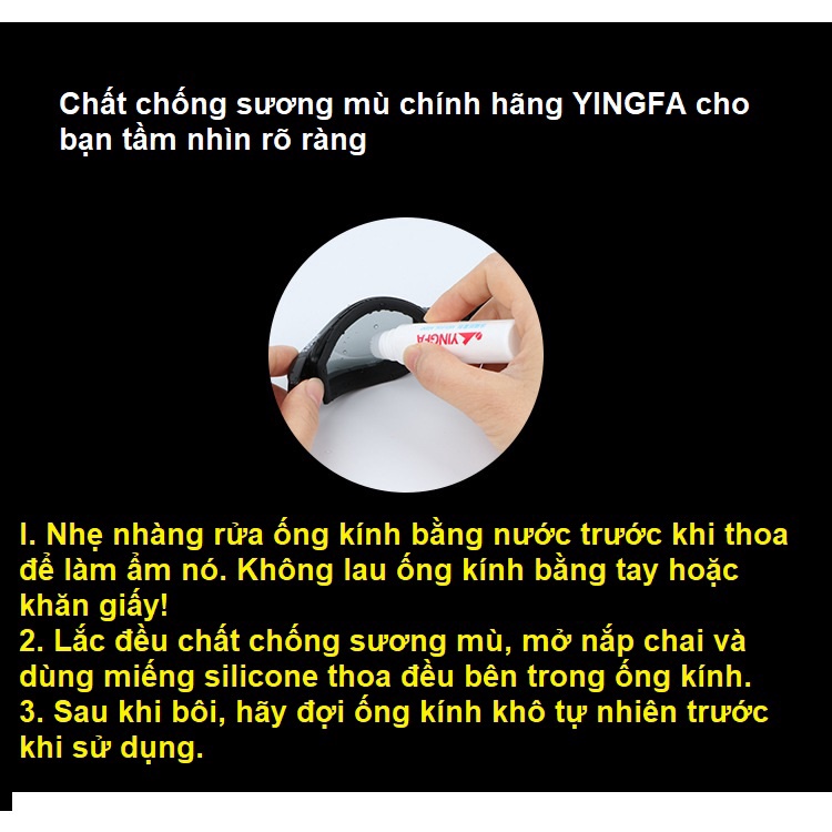 Anti-fog chống sương mù kính bơi YingFa cao cấp dạng bôi sử dụng cho mọi loại kính bơi, kính mắt xk02