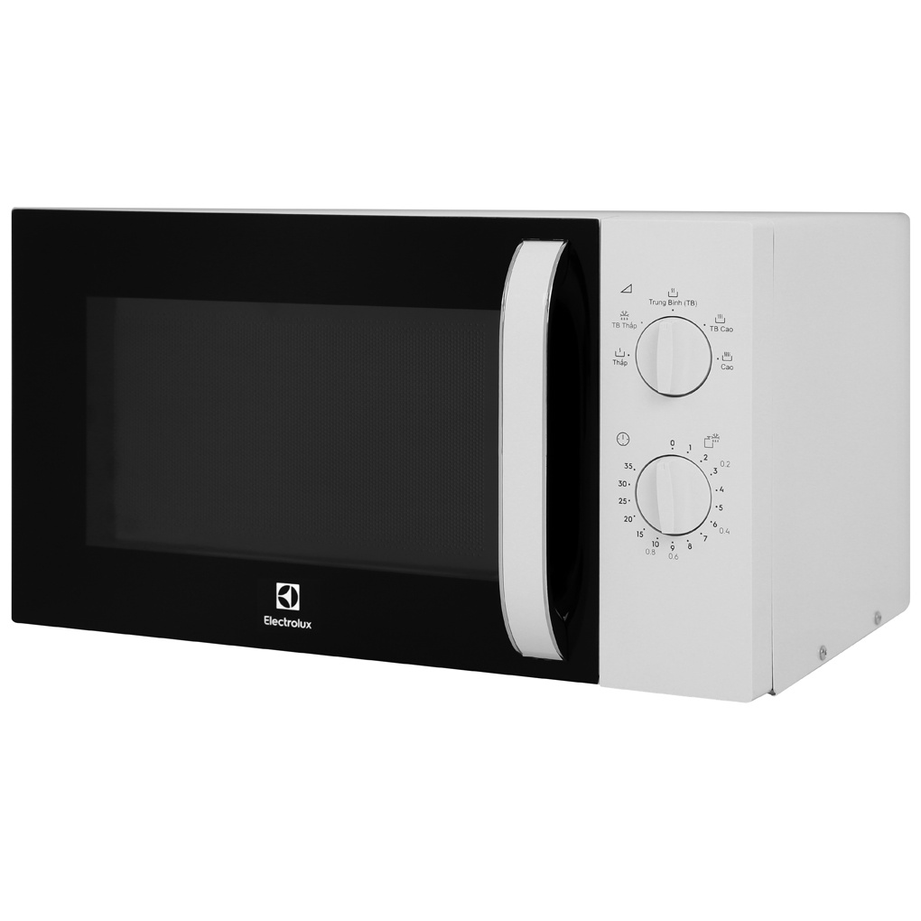 Bảo hành chính hãng 24 tháng toàn quốc - Lò vi sóng Electrolux EMM23K18GW 23 lít , điều khiển cơ