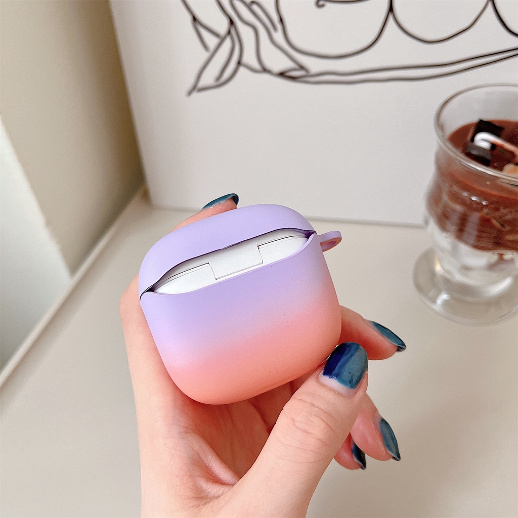 Vỏ Bảo Vệ Hộp Sạc Tai Nghe Bluetooth Không Dây SoundPeats Air3 Màu Gradient Chống Sốc