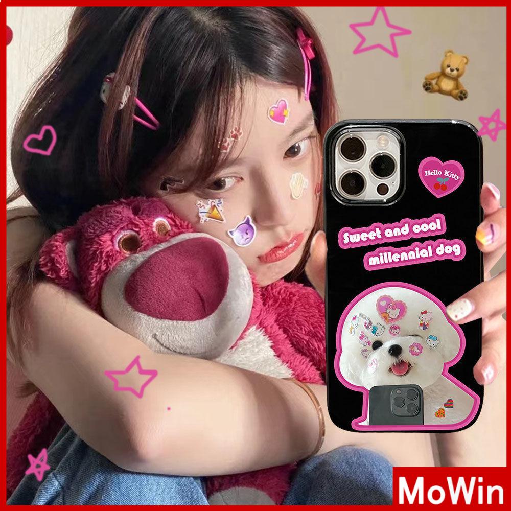 Ốp điện thoại họa tiết cún thích hợp cho iPhone 13 Pro max 12 Pro Max 11 Pro max xr xs max 7Plus 7 8 iphone 14