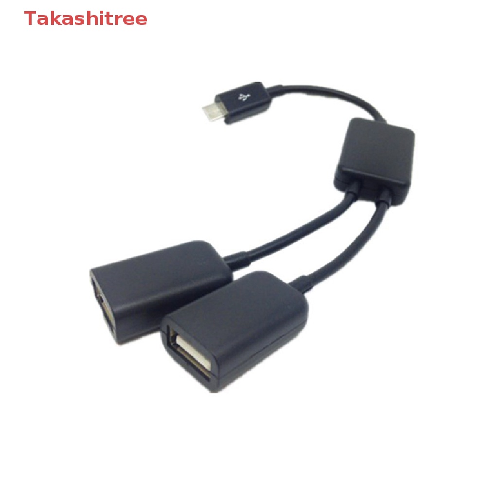 Dây Cáp Chia Hai Cổng Micro USB OTG Cho Máy Tính Bảng / PC / Điện Thoại Thông Minh