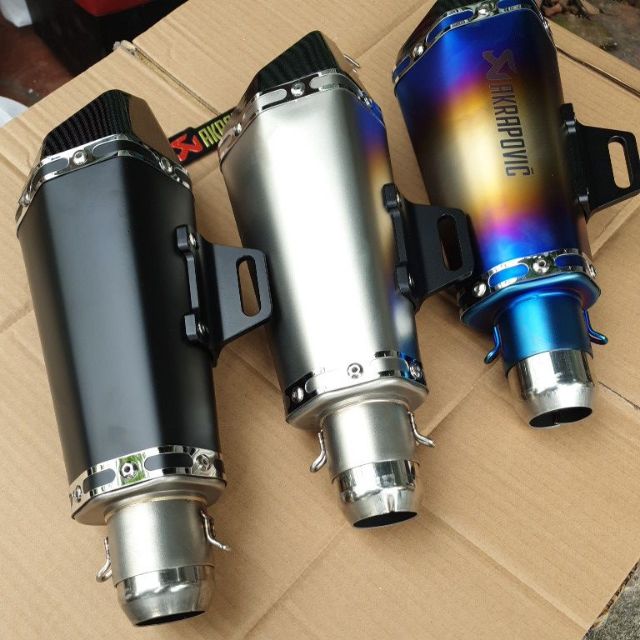 Pô nhập khẩu Akrapovic đùi gà đủ màu.