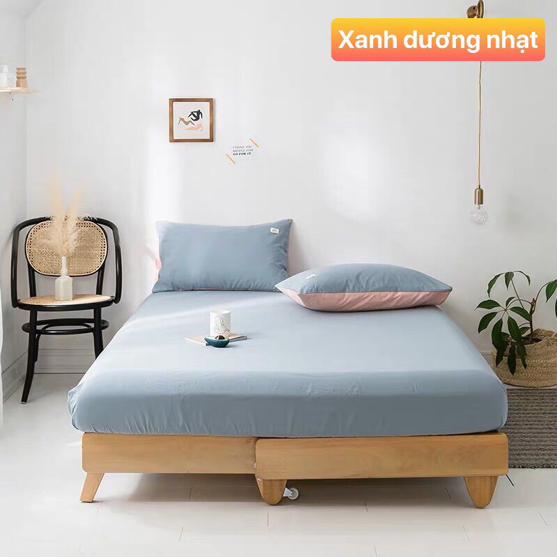 Ga gối giá rẻ bảo bảo vệ nệm bông xuất Nhật kích thước 1m2 x2m hàng Cotton cam kết chất lượng