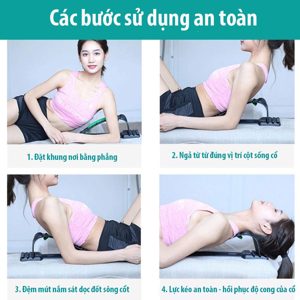 Khung Chỉnh cột sống, massge vai gáy