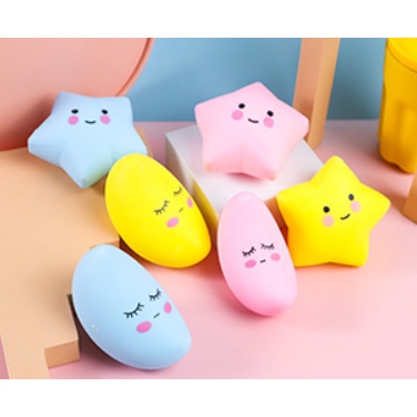trăng sao bóp DCB45 bóng lười bóp thủ công handmade squishy toy