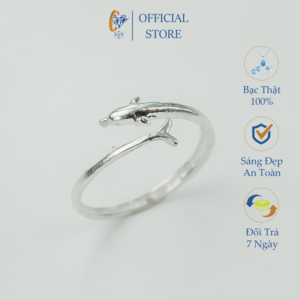 Nhẫn Bạc Nữ JQN Nhẫn Hở Vừa Mọi Size Tay N53