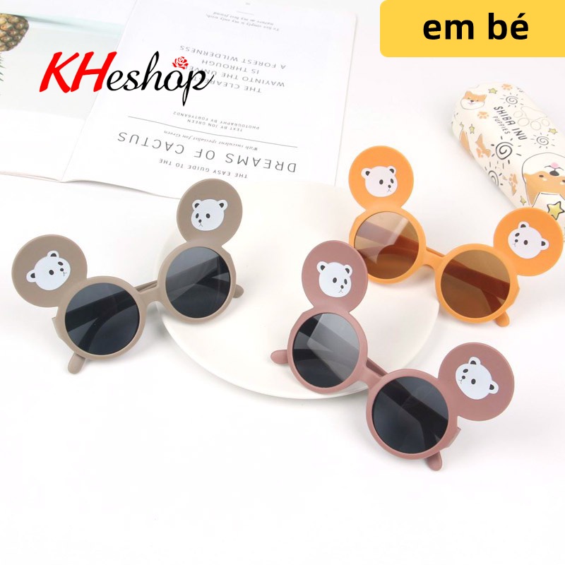 Xu hướng Kính Thời Trang chụp ảnh cho Bé Yêu, Tai To siêu cute chống nắng mã Y1608