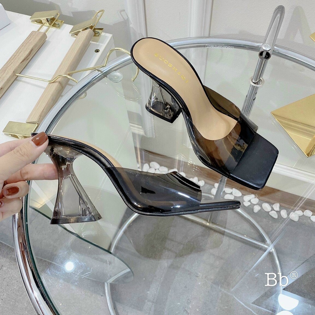 Guốc 7 phân gót trụ trong siêu xinh