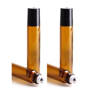 Sỉ Bộ 100 chai thủy tinh nâu 10Ml bi lăn thép đựng tinh dầu nước hoa