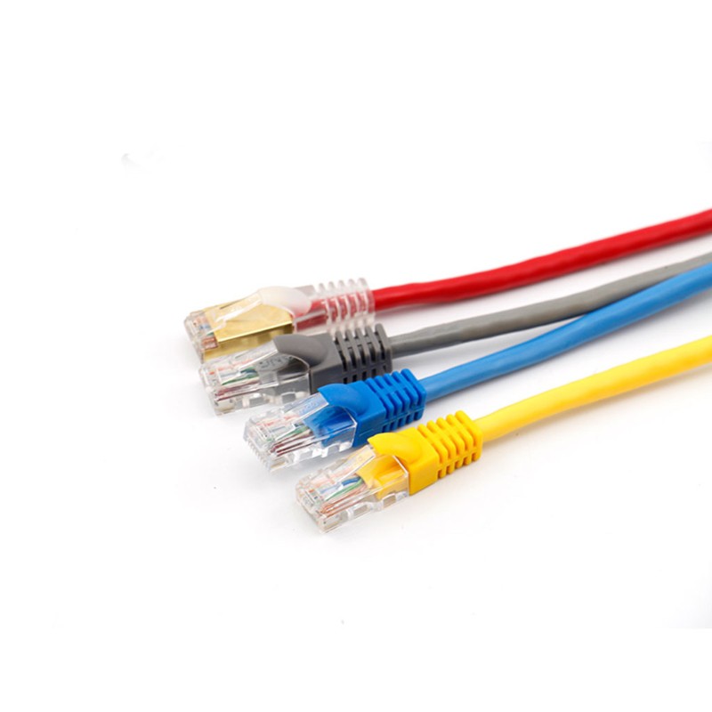 100 nút bảo vệ đầu dây cáp kết nối màu trơn chất liệu nhựa tiện dụng cho Cat5 Cat5e Cat6