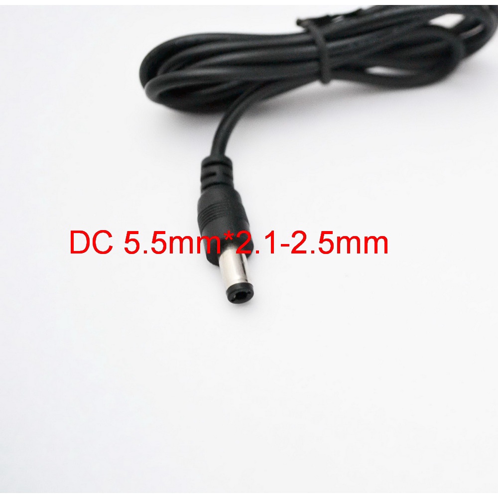 Dây cắm điện đổi nguồn 12V 1A 1.2A 1.25A 1.3A 1.4A 1.5A IC AC 100V - 240V cho đèn LED/CCTV/màn hình LCD 5.5mm x 2.5mm