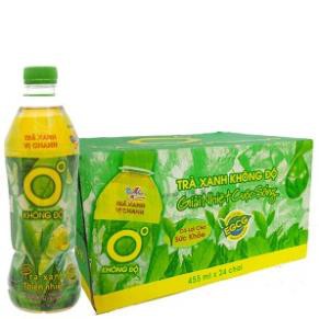 Thùng 24 chai trà xanh Không Độ 455ml