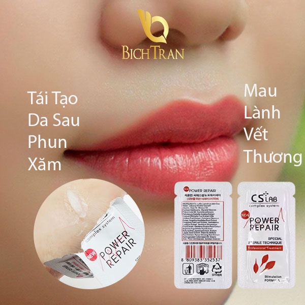 Dưỡng sau xăm CS Hàn Quốc Chính Hãng - 1 HỘP 100 GÓI