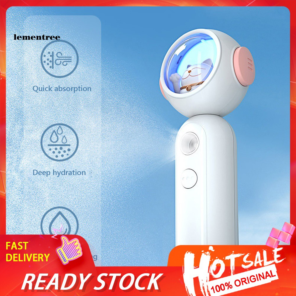 ✡WYB✡30ml Lucky Cat Handheld Facial Humidifier Steamer Moisturizing Beauty Device