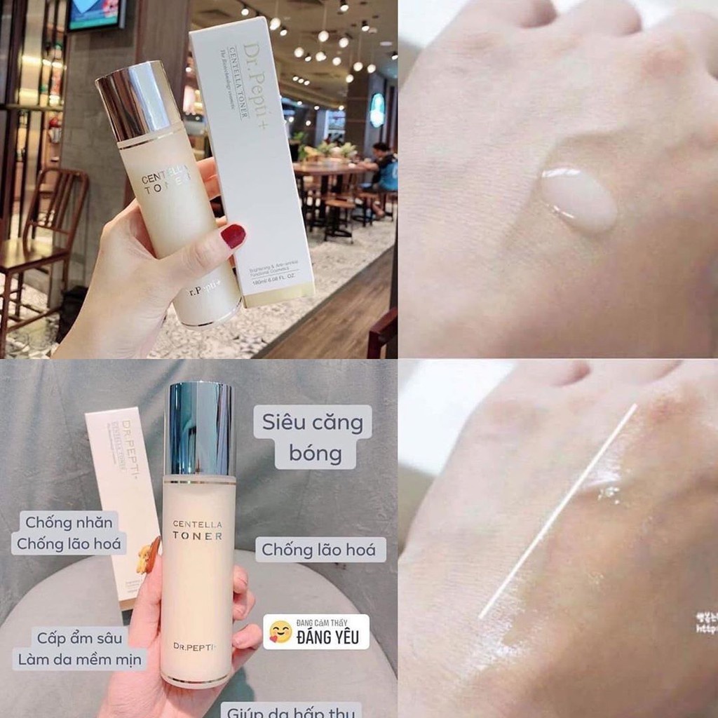 Toner Nước Hoa Hồng Dr.Pepti Centella Dưỡng Da Căng Bóng 180ml Hàn Quốc | BigBuy360 - bigbuy360.vn