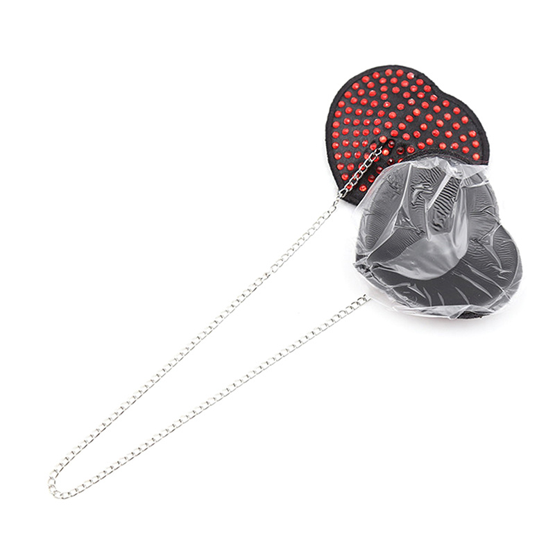 Mới Miếng Dán Ngực Đính Kim Sa Hình Trái Tim Gợi Cảm