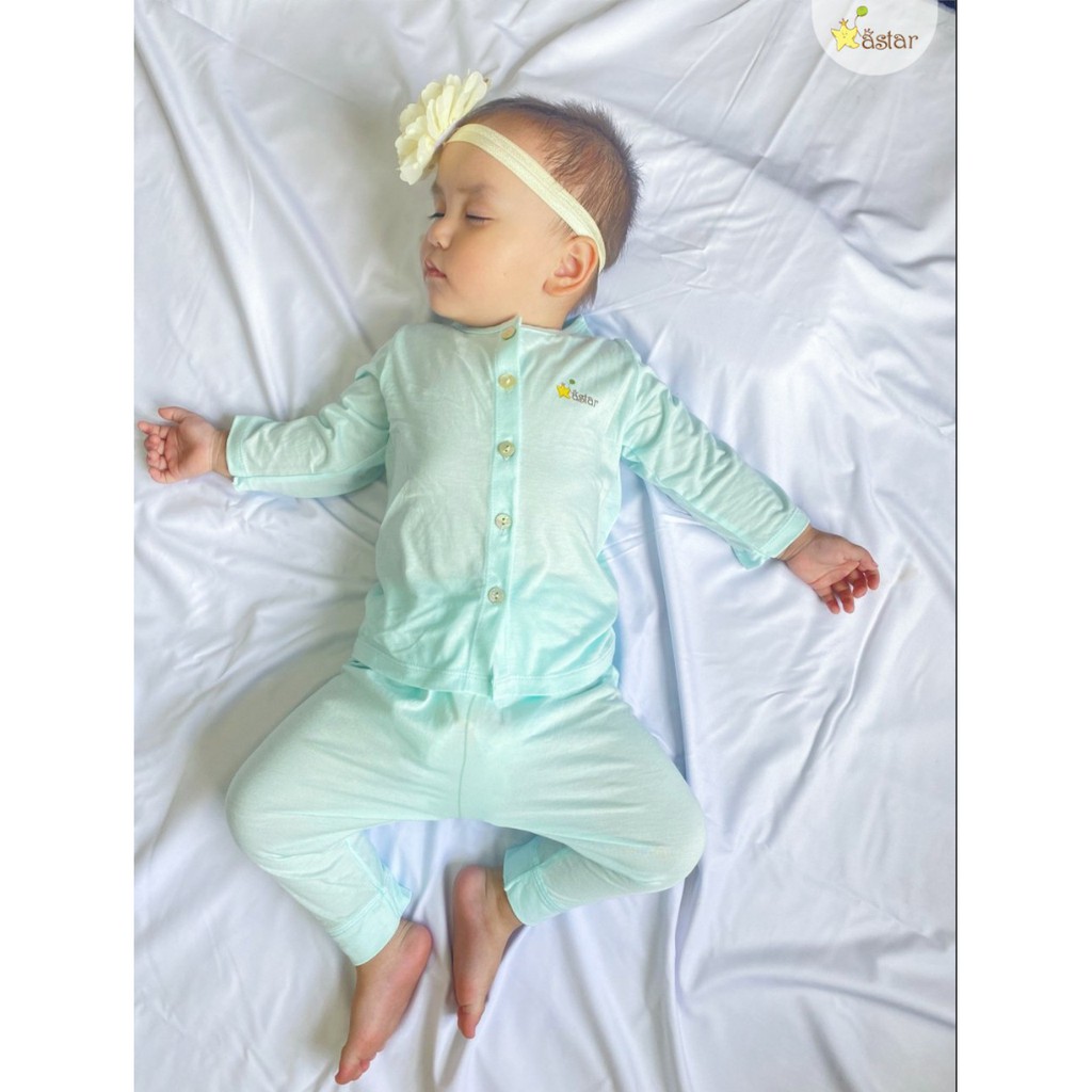 [Mã SKAMCLU8 giảm 10% cho đơn từ 100K] Bộ Dài Thẳng Sợi Tre 100% Organic Sale 20-25% - SIZE 0-18M -Astar