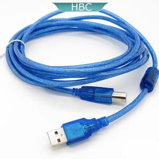 Dây máy in usb 1.5m 3m 5m chống nhiễu xanh