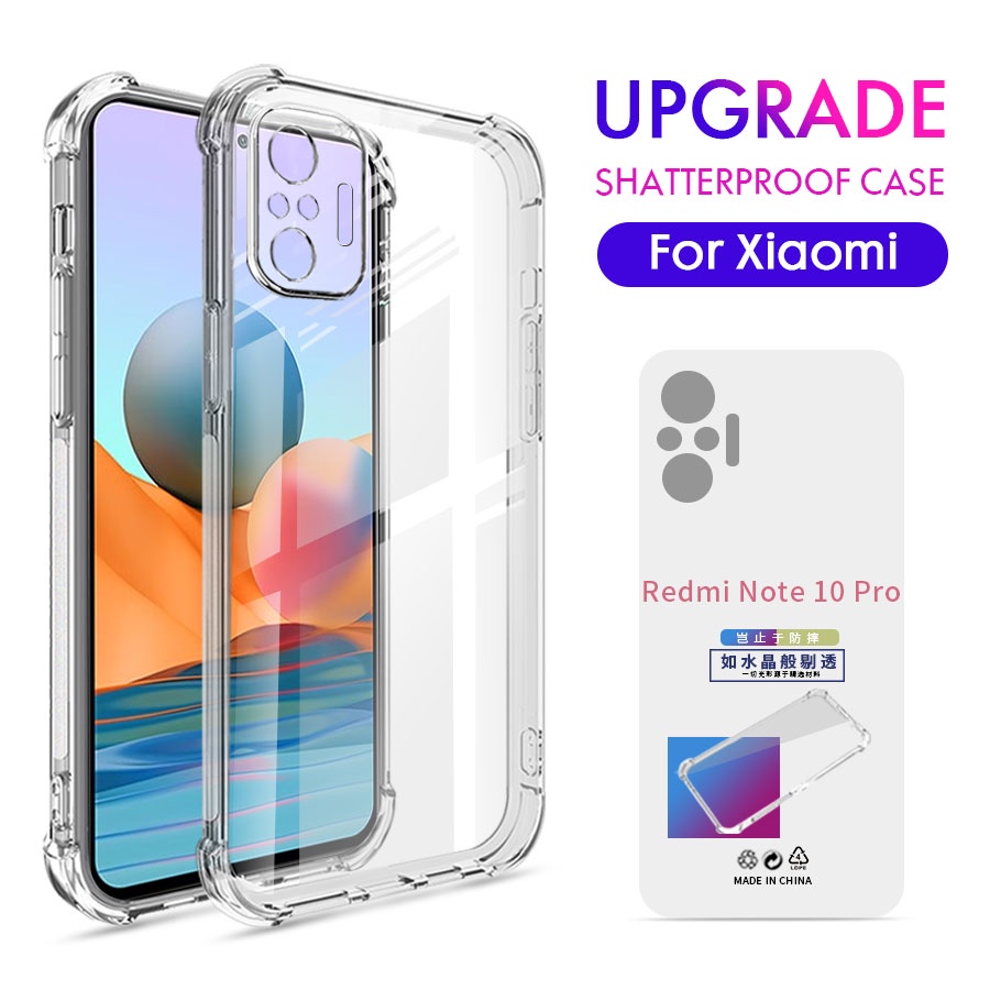 Ốp lưng mềm trong suốt chống sốc cho Xiaomi Mi 9T 10T 11T 12T 11 12 Lite Poco F2 Pro F3 F4 X3 X4 X5 M3 M4 M5 M5S C40 Redmi Note 7 8 9 9S 10 10S 11 11S 12 12S 9A 9C 10C