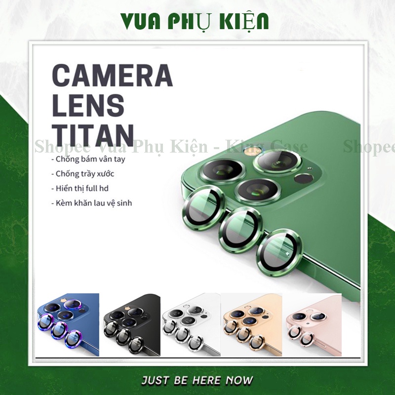 Bảo vệ camera iphone màu giống máy nguyên bản bộ gồm 3 mắt 14 / 13 / 12 / 11 / X / Xs / Pro / Max / [BO3MAT-TRON]