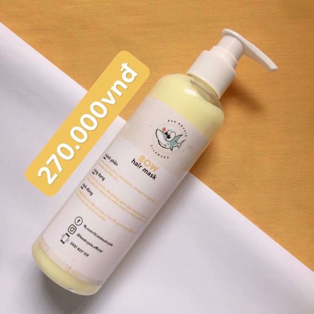 Bow- ủ tóc bơ thảo mộc