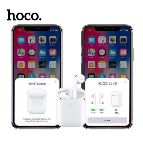 (HOT)Tai Nghe Bluetooth v5,0 Cảm ứng hai bên hoco ES39 Có mic dock sạc không dây - Chính hãng HB 12 Tháng