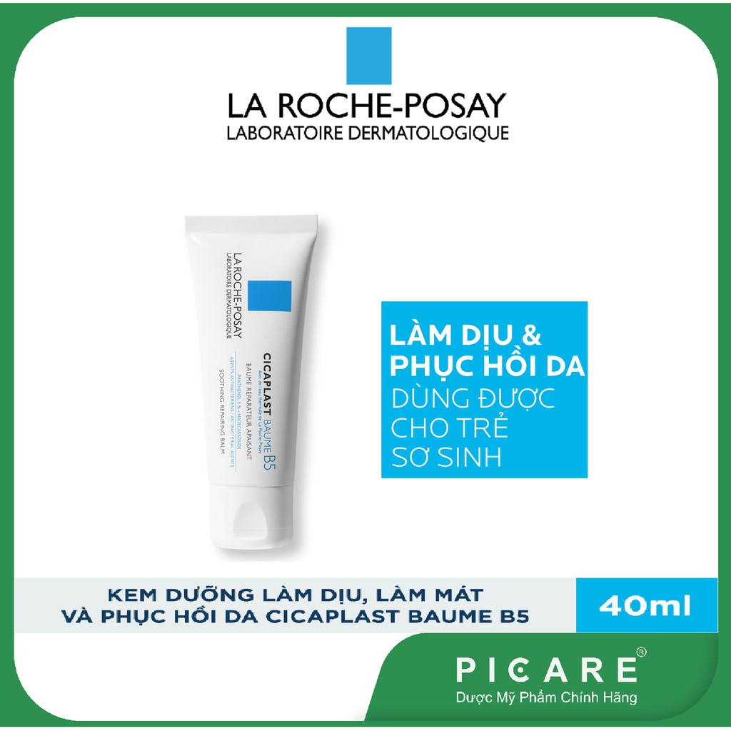 La Roche Posay Kem Dưỡng Làm Dịu Và Phục Hồi Da Cicaplast Baume B5 40ml